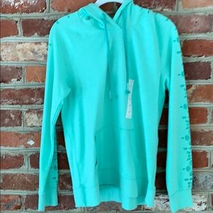 NWT Sonoma Long Sleeve Mint Green Hoodie Size M